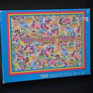 500 pc Jigsaw Puzzle Salt Water Taffy Beach Candy